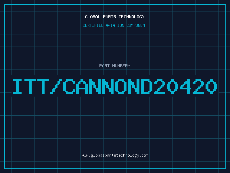Aviation Part ITT/CANNOND20420