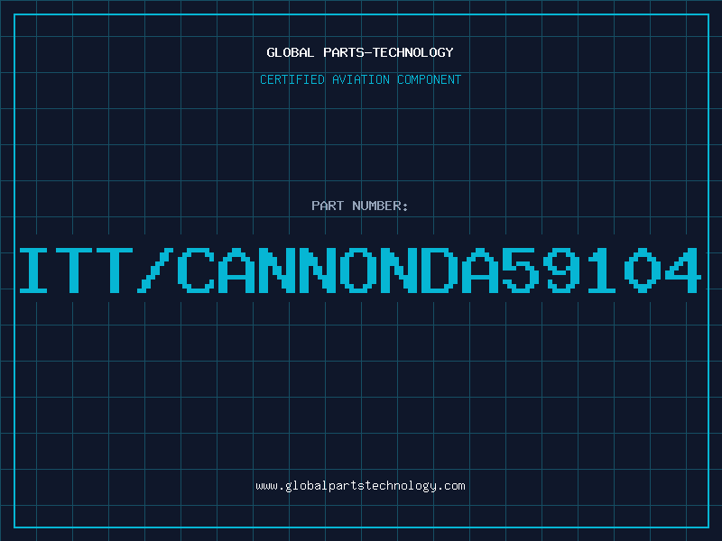 Aviation Part ITT/CANNONDA59104