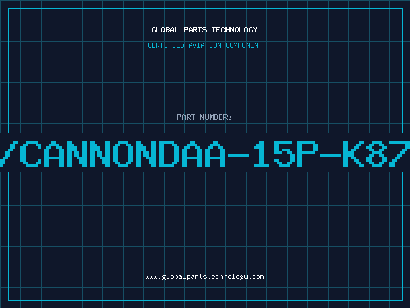 Aviation Part ITT/CANNONDAA-15P-K87-FO
