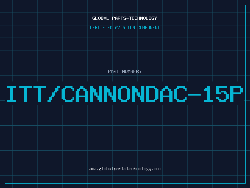 Aviation Part ITT/CANNONDAC-15P