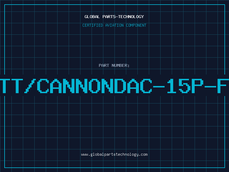 Aviation Part ITT/CANNONDAC-15P-FO