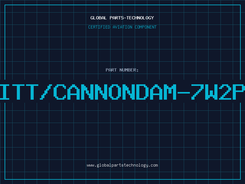 Aviation Part ITT/CANNONDAM-7W2P