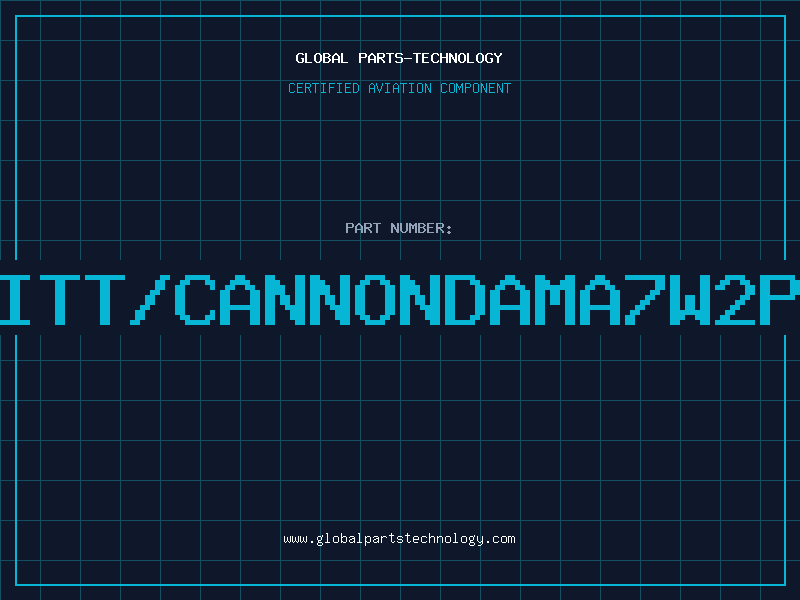 Aviation Part ITT/CANNONDAMA7W2P