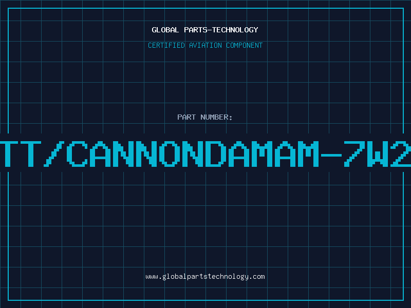 Aviation Part ITT/CANNONDAMAM-7W2P