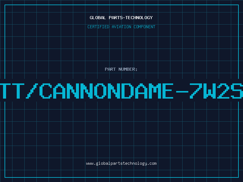 Aviation Part ITT/CANNONDAME-7W2SE