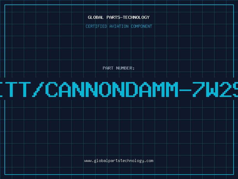 Aviation Part ITT/CANNONDAMM-7W2S