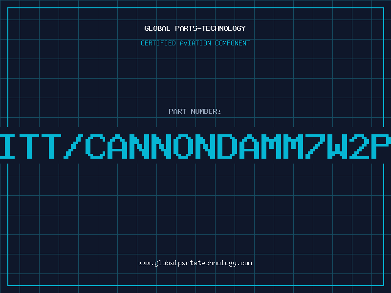 Aviation Part ITT/CANNONDAMM7W2P
