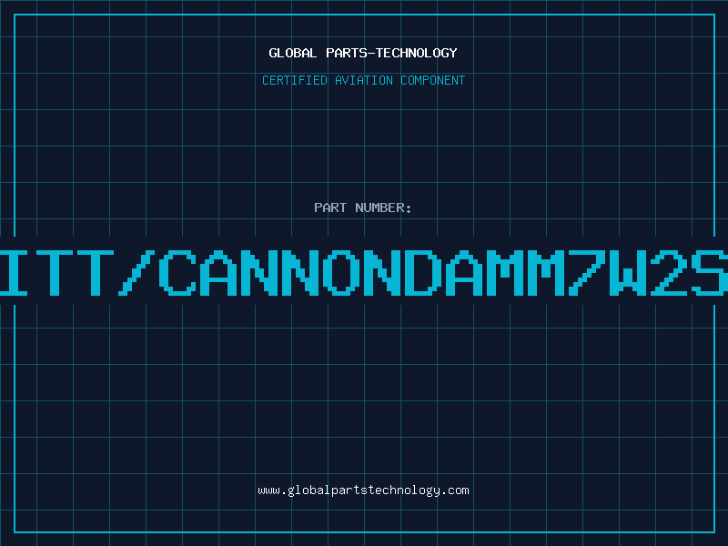 Aviation Part ITT/CANNONDAMM7W2S