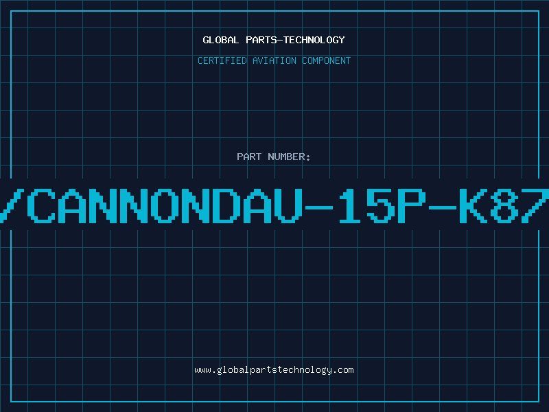 Aviation Part ITT/CANNONDAU-15P-K87-FO