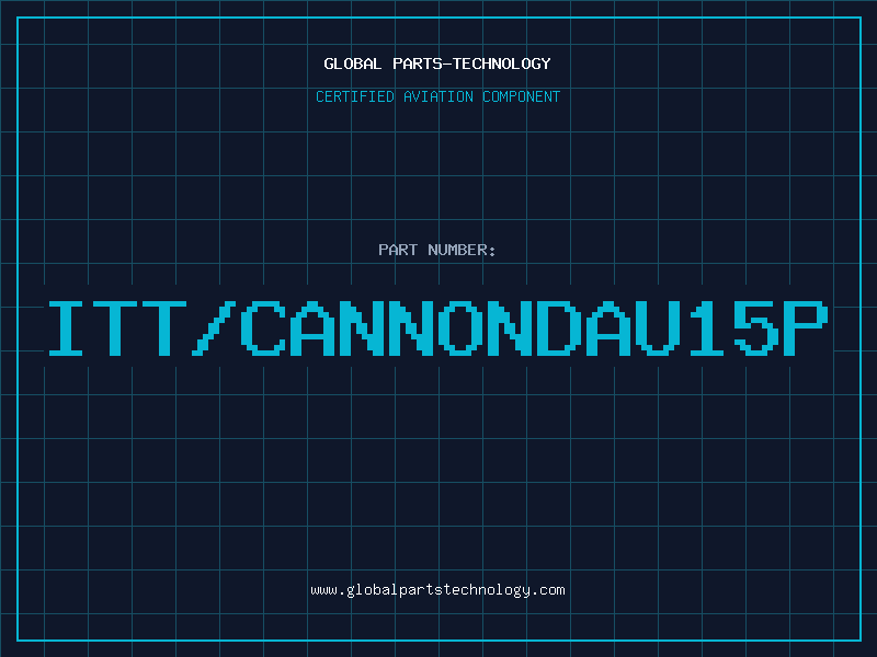 Aviation Part ITT/CANNONDAU15P