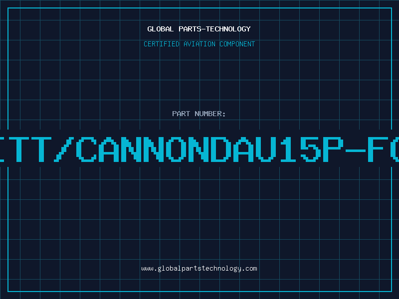 Aviation Part ITT/CANNONDAU15P-FO