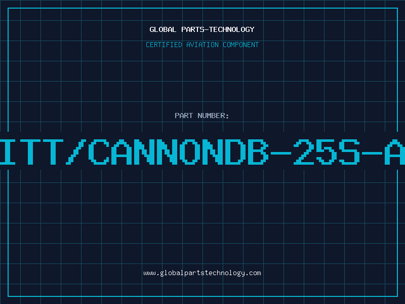Aviation Part ITT/CANNONDB-25S-A