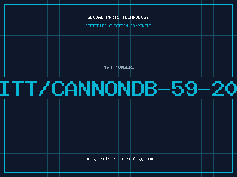 Aviation Part ITT/CANNONDB-59-20