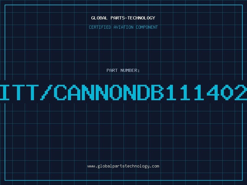 Aviation Part ITT/CANNONDB111402