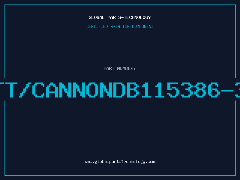 Aviation Part ITT/CANNONDB115386-3B