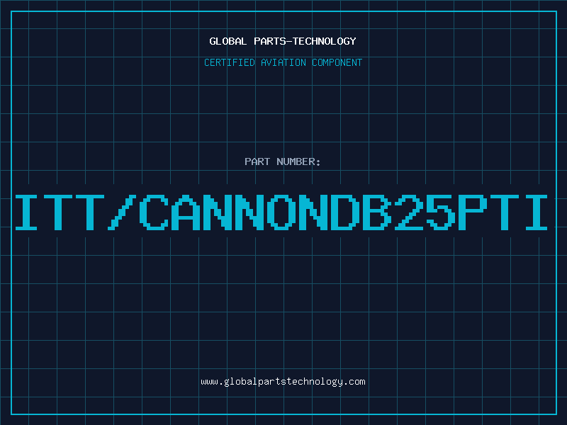Aviation Part ITT/CANNONDB25PTI