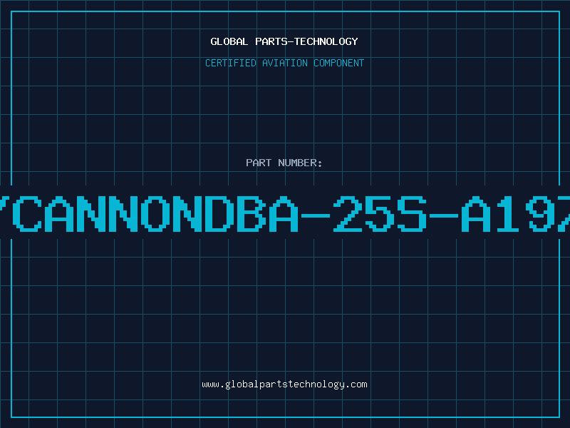 Aviation Part ITT/CANNONDBA-25S-A197-FO