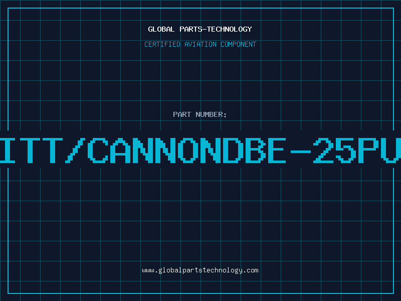 Aviation Part ITT/CANNONDBE-25PU