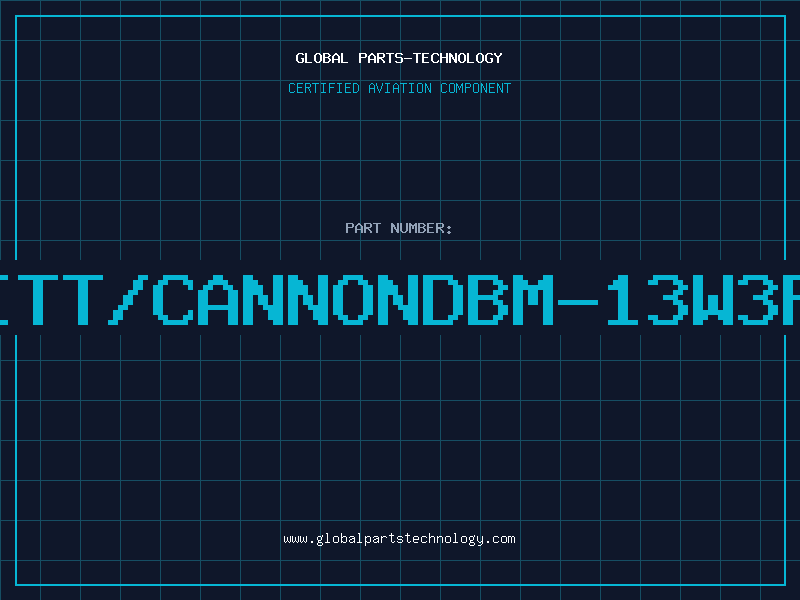Aviation Part ITT/CANNONDBM-13W3P