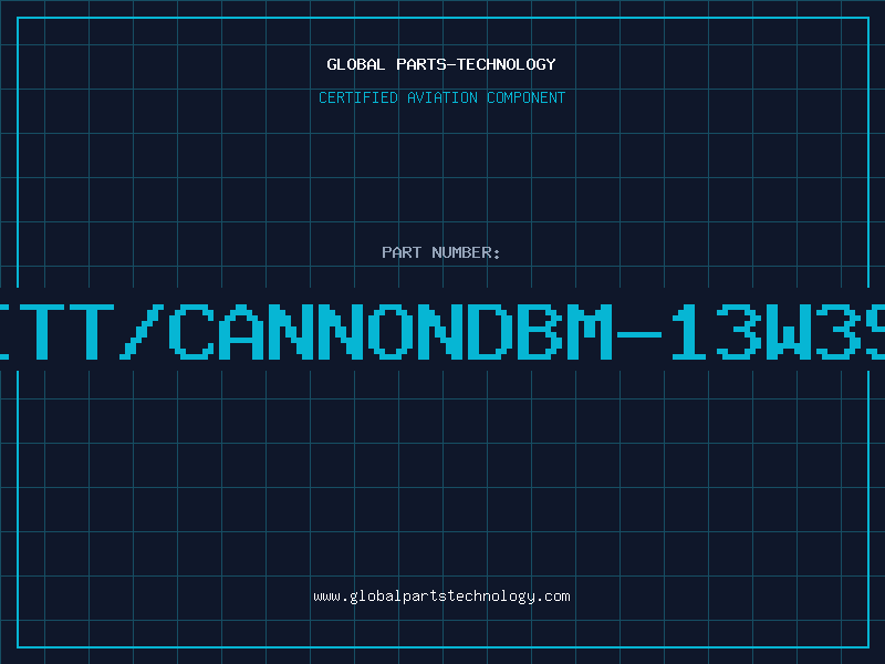 Aviation Part ITT/CANNONDBM-13W3S