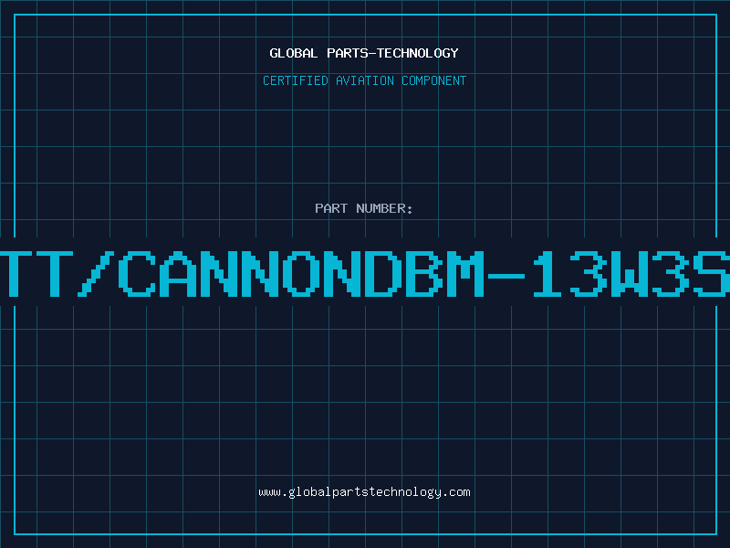 Aviation Part ITT/CANNONDBM-13W3SH