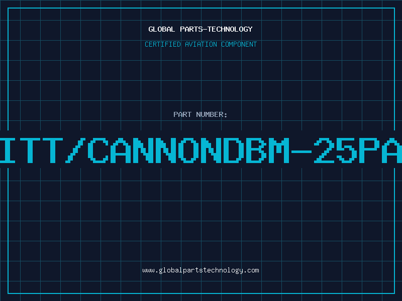 Aviation Part ITT/CANNONDBM-25PA
