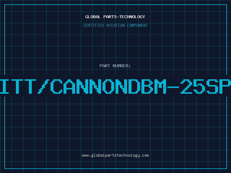 Aviation Part ITT/CANNONDBM-25SP