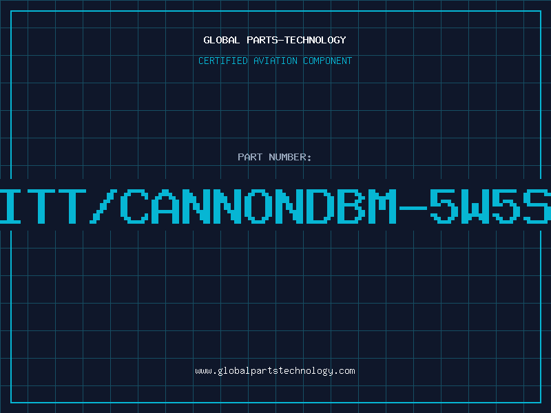 Aviation Part ITT/CANNONDBM-5W5S