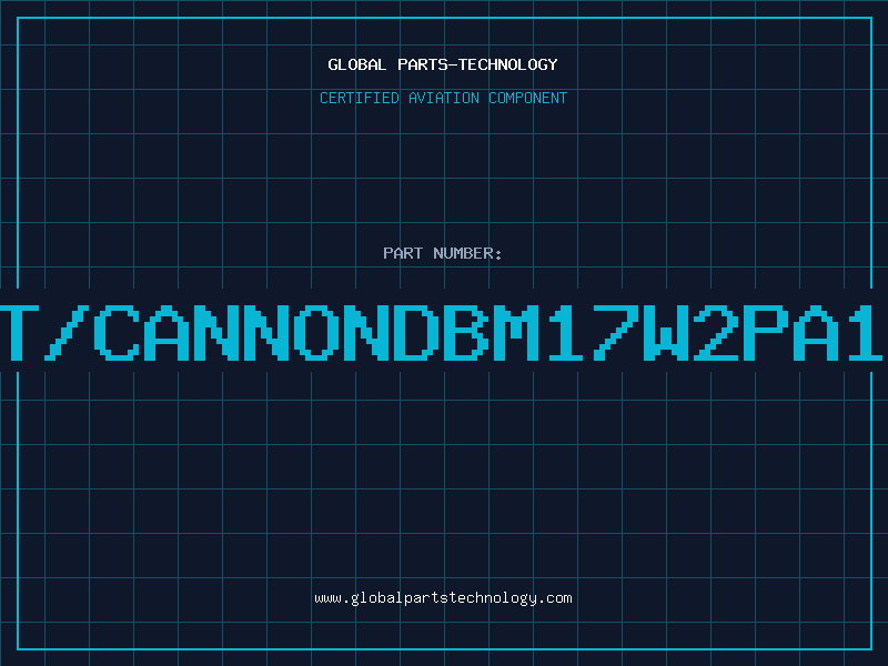 Aviation Part ITT/CANNONDBM17W2PA106