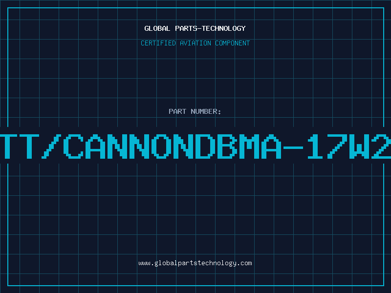 Aviation Part ITT/CANNONDBMA-17W2S