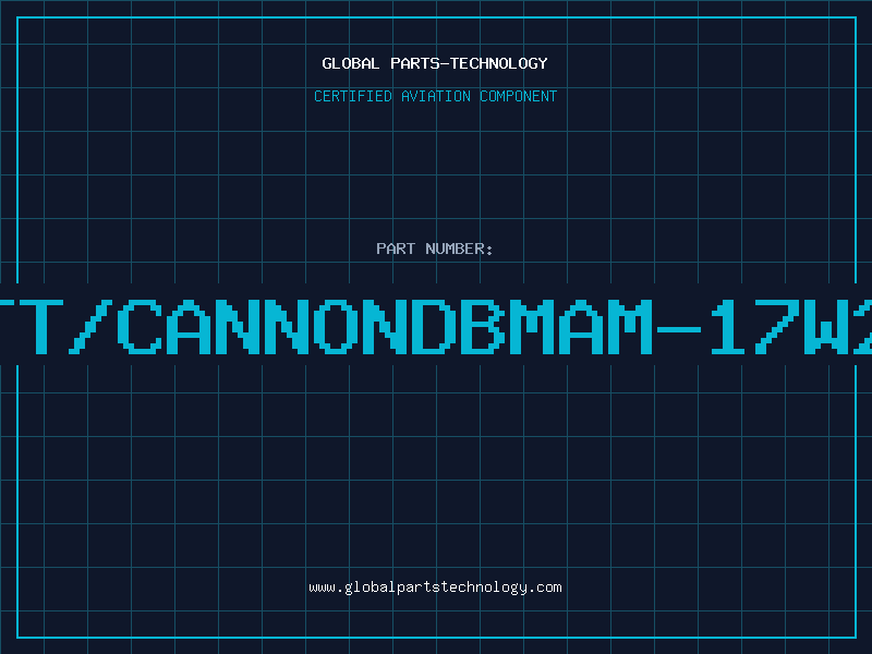 Aviation Part ITT/CANNONDBMAM-17W25