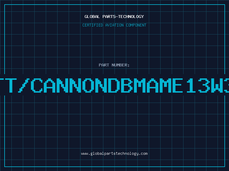 Aviation Part ITT/CANNONDBMAME13W3P