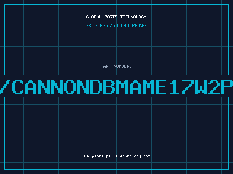 Aviation Part ITT/CANNONDBMAME17W2P-FO