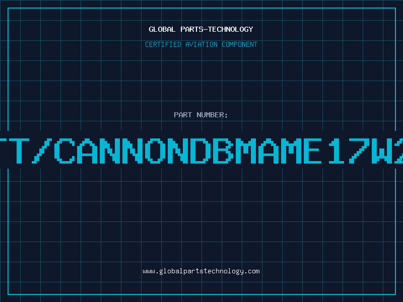 Aviation Part ITT/CANNONDBMAME17W2S