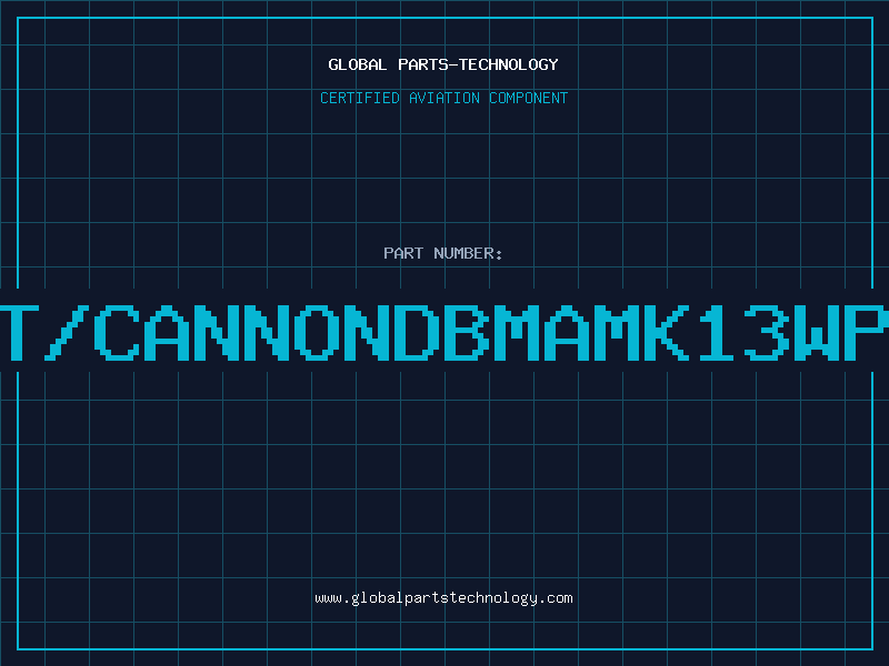 Aviation Part ITT/CANNONDBMAMK13WPNM