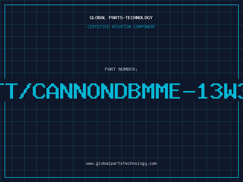 Aviation Part ITT/CANNONDBMME-13W3S