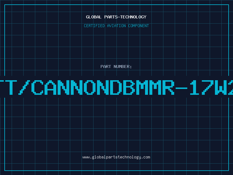 Aviation Part ITT/CANNONDBMMR-17W2P