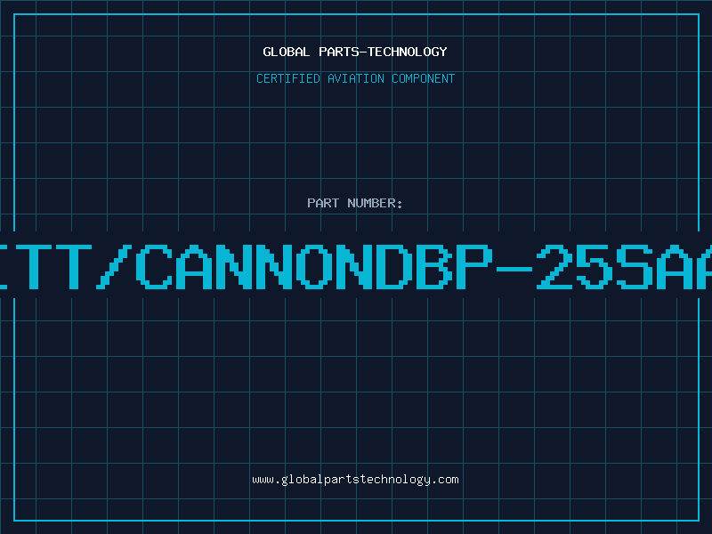 Aviation Part ITT/CANNONDBP-25SAA