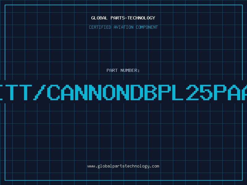 Aviation Part ITT/CANNONDBPL25PAA