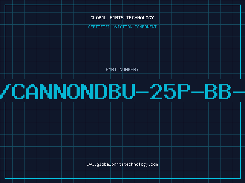 Aviation Part ITT/CANNONDBU-25P-BB-K87