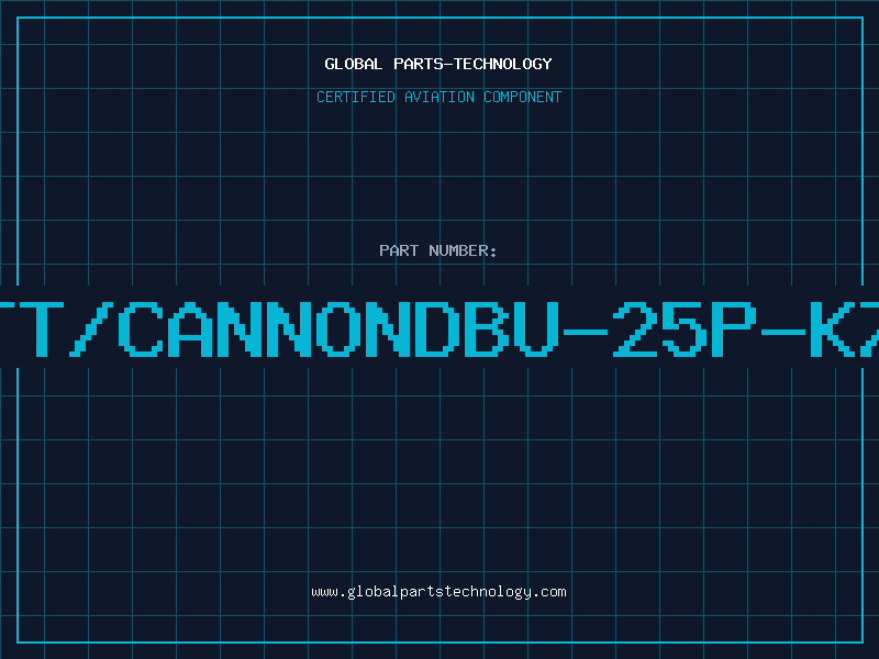 Aviation Part ITT/CANNONDBU-25P-K75