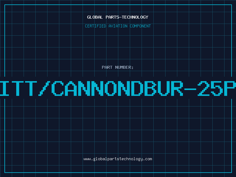 Aviation Part ITT/CANNONDBUR-25P