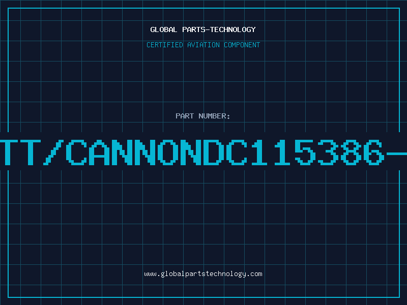Aviation Part ITT/CANNONDC115386-4