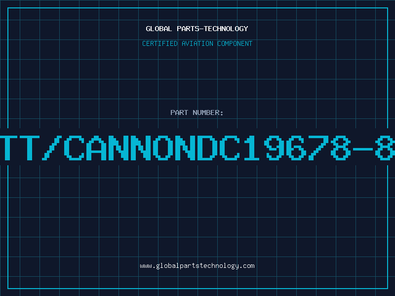 Aviation Part ITT/CANNONDC19678-8S