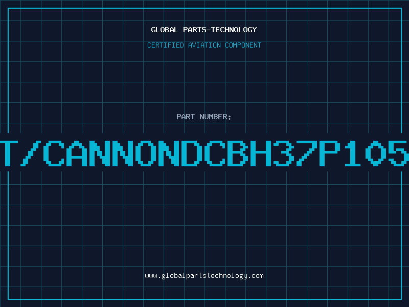 Aviation Part ITT/CANNONDCBH37P105-1