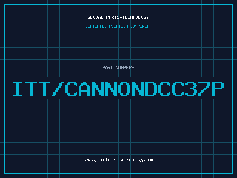 Aviation Part ITT/CANNONDCC37P