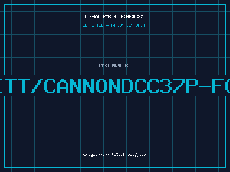 Aviation Part ITT/CANNONDCC37P-FO