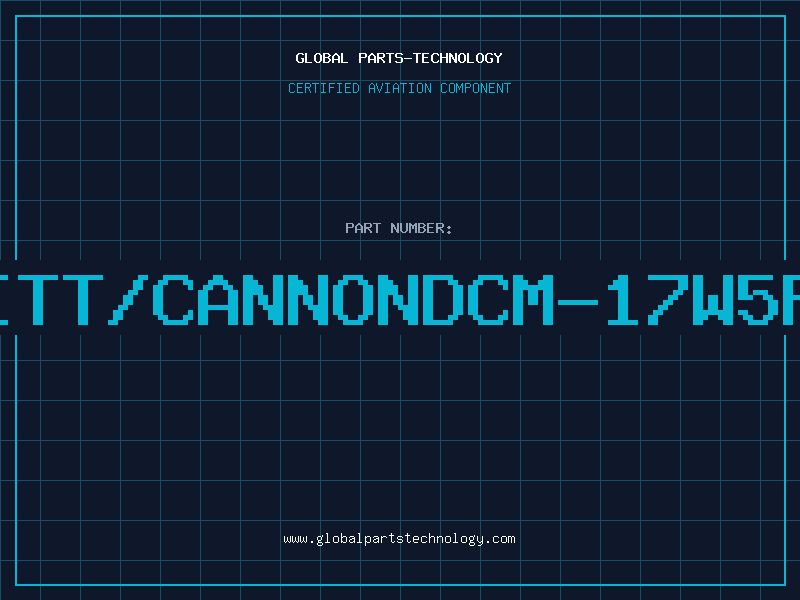 Aviation Part ITT/CANNONDCM-17W5P