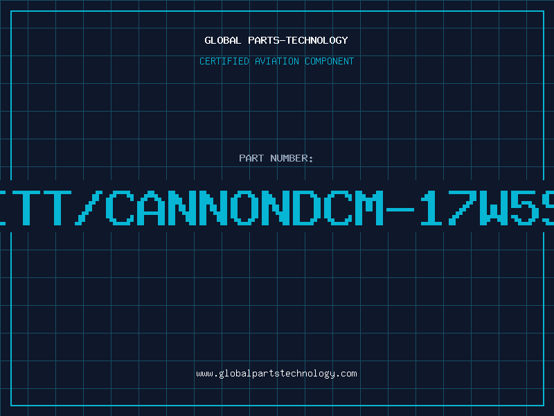 Aviation Part ITT/CANNONDCM-17W5S
