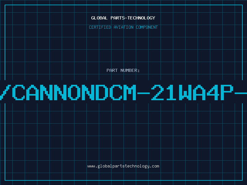 Aviation Part ITT/CANNONDCM-21WA4P-K87